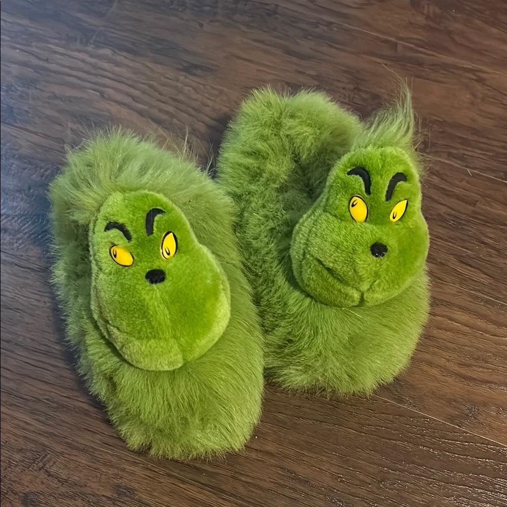 Original 1998 grinch slippers green